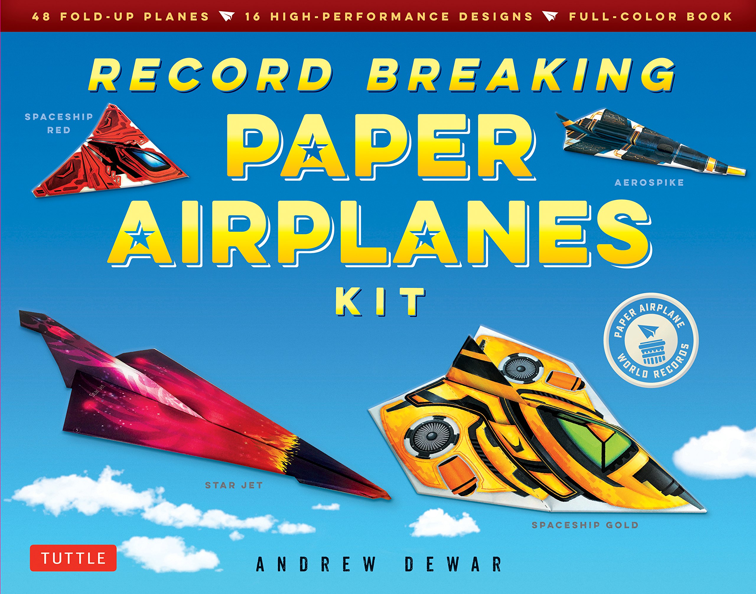 Record Breaking Paper Airplanes Kit: Make Paper Planes Based